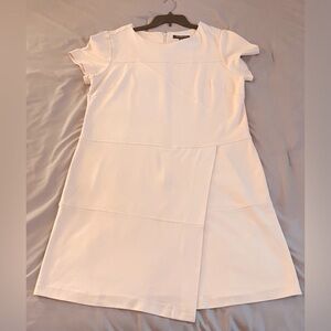 NWOT SHARAGANO Women's Blush Pink Dressy, Short Sleeve Blush Pink Dress. Size 16